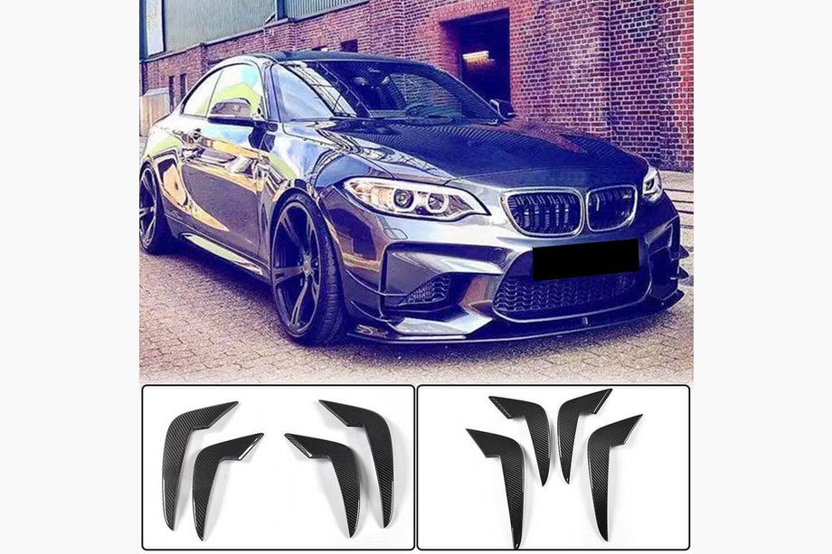 BMW serija 2 F22/F23 2014–2021 Dodatki za sprednji odbijač Flap FRP V2 (za F87 M2 2016-2020) Image