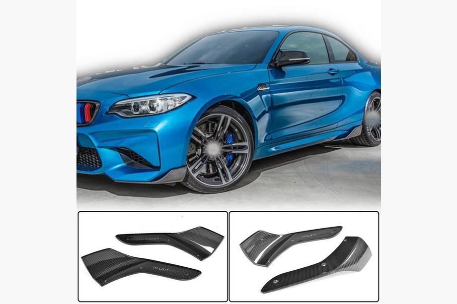 BMW serija 2 F22/F23 2014–2021 Flapi za sprednji odbijač Flap (za F87 M2/M2C, karbon) Fotografija 1