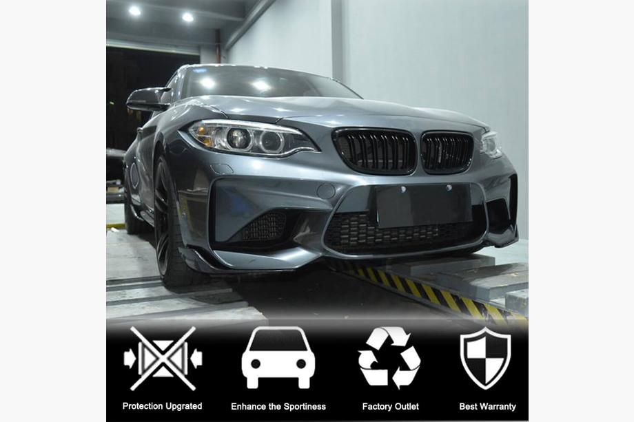 BMW serija 2 F22/F23 2014–2021 Flapi za sprednji odbijač Flap (za F87 M2/M2C, karbon) Fotografija 3
