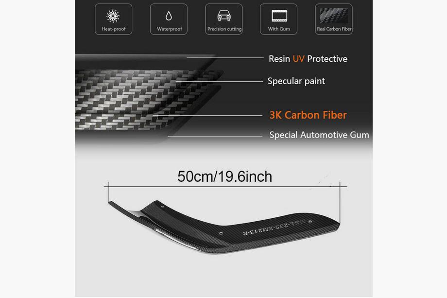 BMW serija 2 F22/F23 2014–2021 Flapi za sprednji odbijač Flap (za F87 M2/M2C, karbon) Fotografija 6