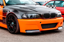 BMW serija 3 E46 1998–2006 Dodatki (flaps) za sprednji odbijač Flap (za M3, karbon) fotografija 2