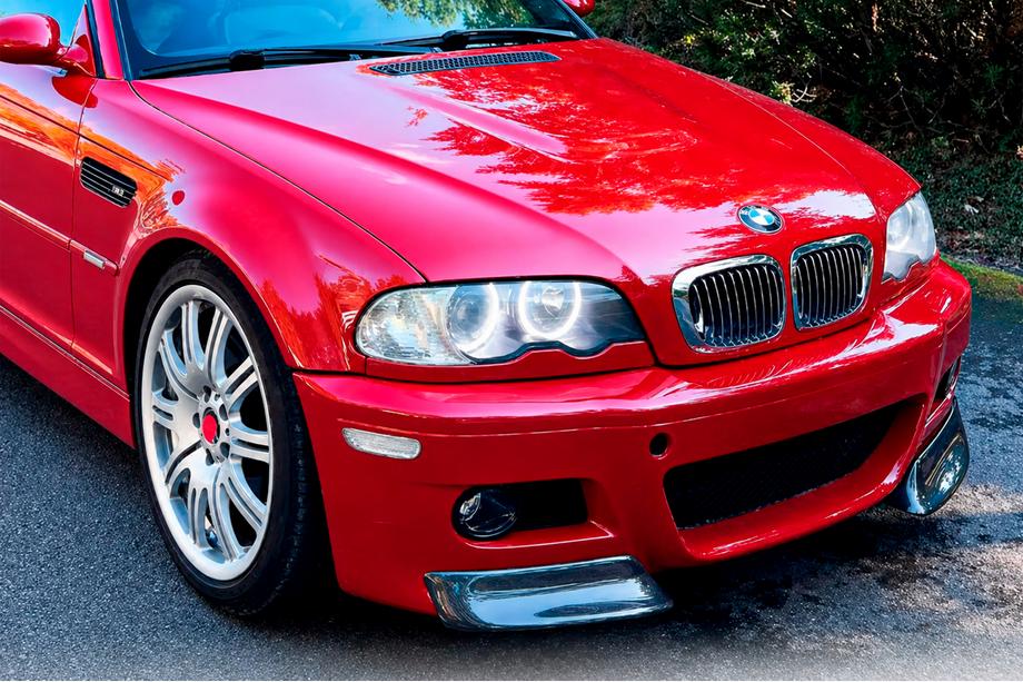 BMW serija 3 E46 1998–2006 Dodatki (flaps) za sprednji odbijač Flap (za M3, karbon) Image