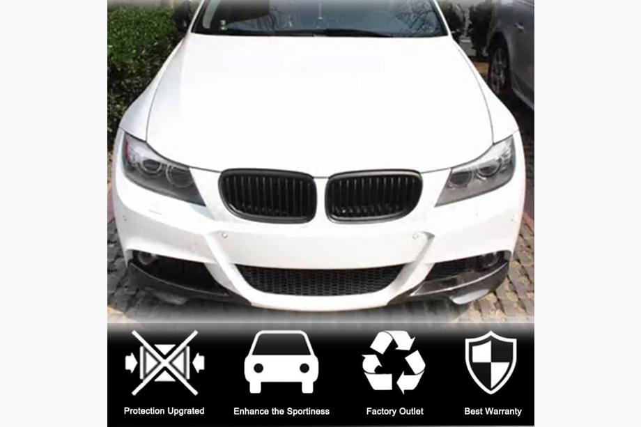 BMW serija 3 E90/E91 2005–2011 Nastavki sprednjega odbijača Flap (za E90 2005-2008 M-Sport, karbon) Fotografija 2