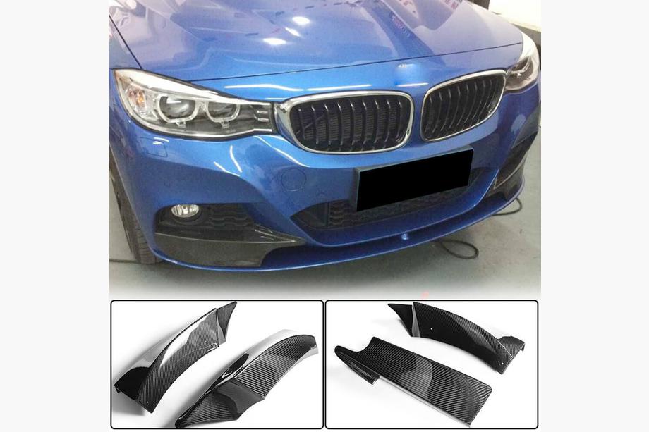 BMW serija 3 F34 2013–2020 Flapi za sprednji odbijač (za M-Sport, karbon) Fotografija 1