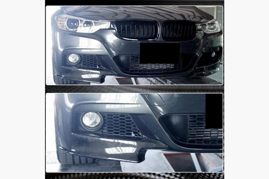 BMW serija 3 F34 2013–2020 Flapi za sprednji odbijač (za M-Sport, karbon) Fotografija 4