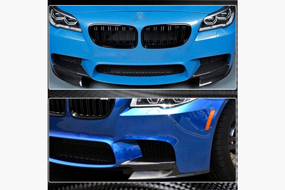 BMW serija 5 F10/F11 2010–2016 Flapi za sprednji odbijač (za F10 M5, karbon) Fotografija 3