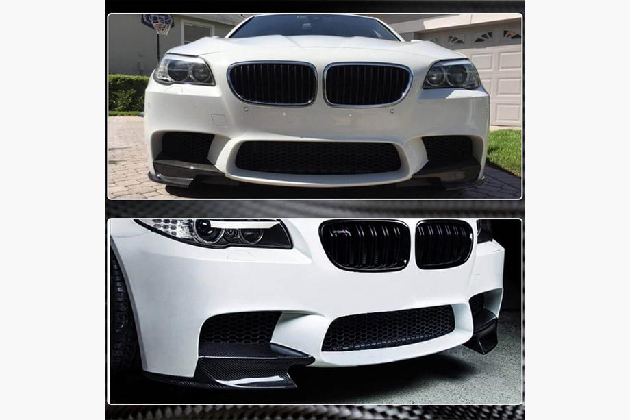 BMW serija 5 F10/F11 2010–2016 Flapi za sprednji odbijač (za F10 M5, karbon) Fotografija 4