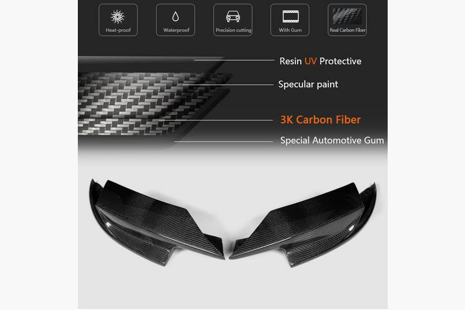 BMW serija 5 F10/F11 2010–2016 Flapi za sprednji odbijač (za F10 M5, karbon) Fotografija 5