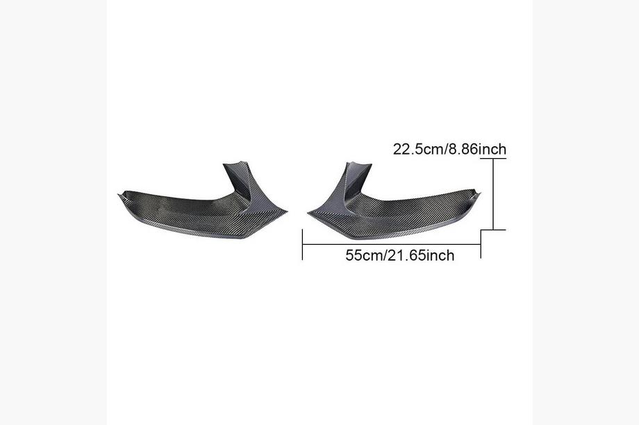 BMW serija 5 G30/G31 2017–2023 Flapi sprednjega odbijača Flap V1 (za M-Sport 2017-2020, karbon) Fotografija 6