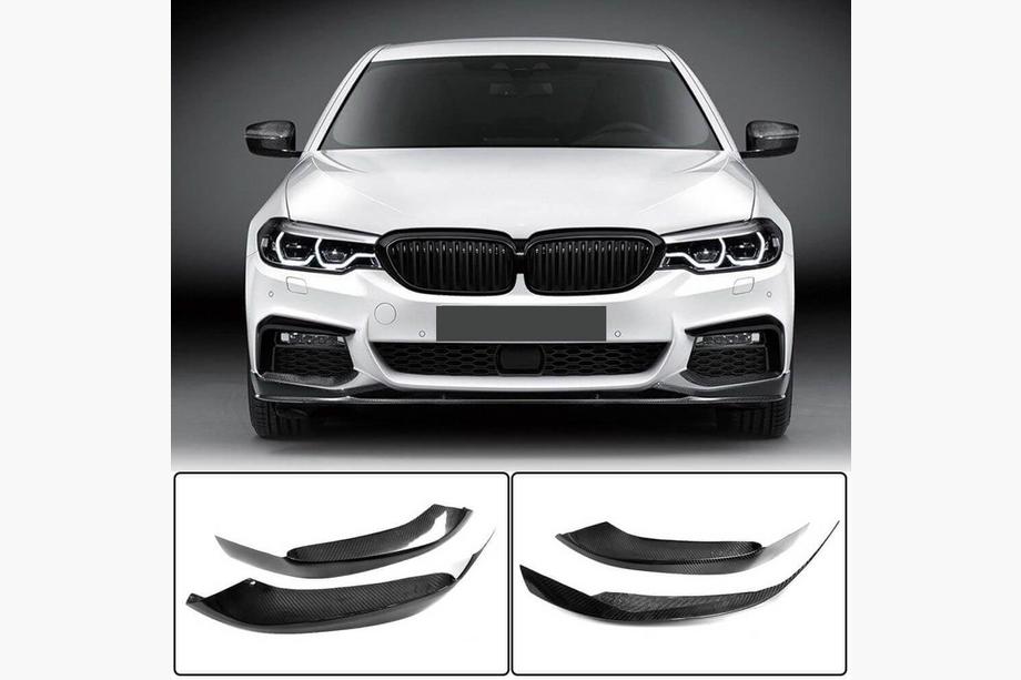 BMW serija 5 G30/G31 2017–2023 Karbon dodatki (flaps) za sprednji odbijač V4 (za M-Sport 2017-2020) Image
