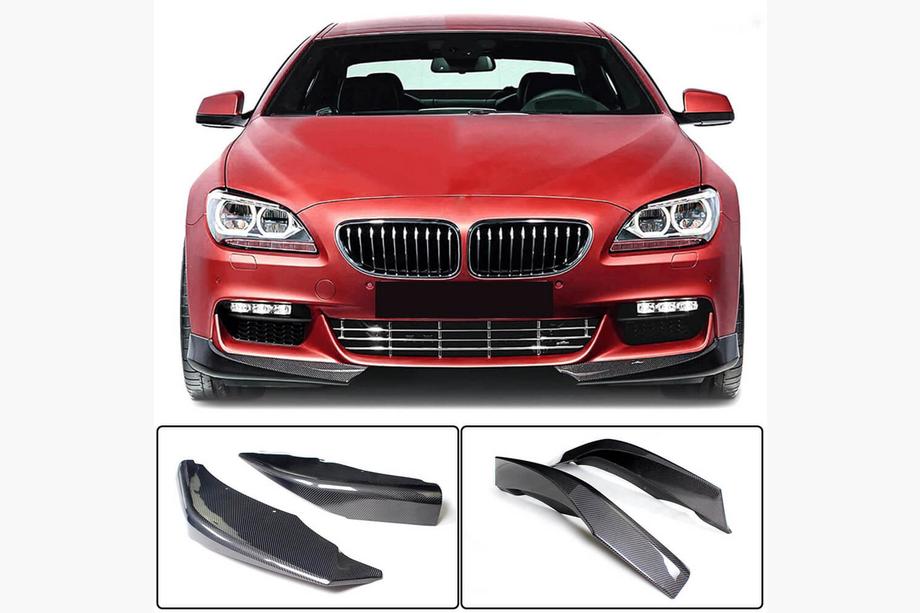 BMW serija 6 F12/F13/F06 2011–2018 Dodatki sprednjega odbijača Flap V1 (za M-Sport, karbon) Image