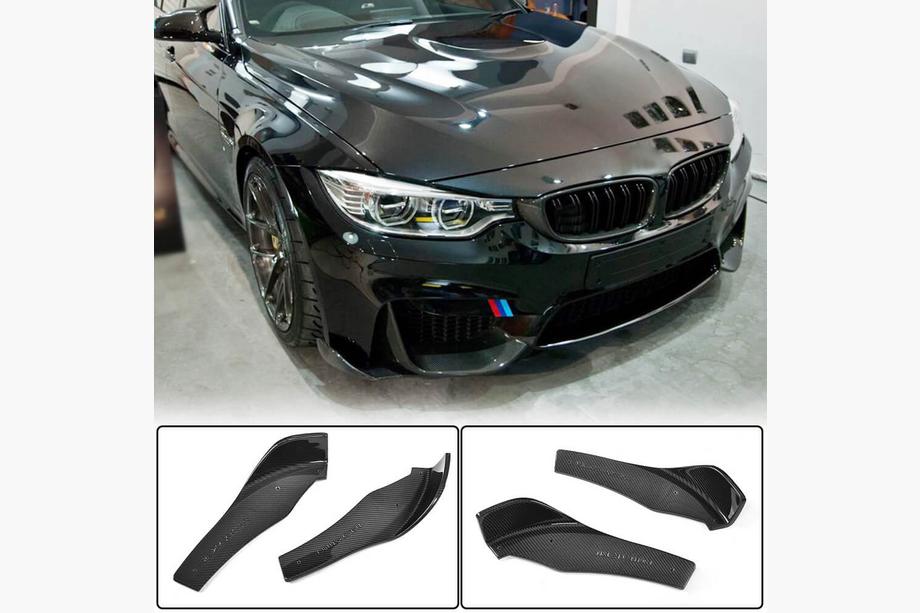 BMW serija 3 F30/F31 2012–2019 Lip spojler sprednjega odbijača Flap V2 (za F80, karbon) Image