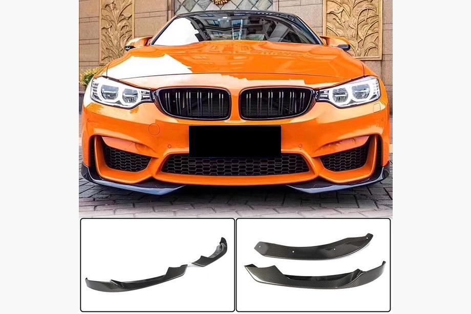 BMW serija 3 F30/F31 2012–2019 Dodatki sprednjega odbijača Flap V1 (za F80, karbon) Image