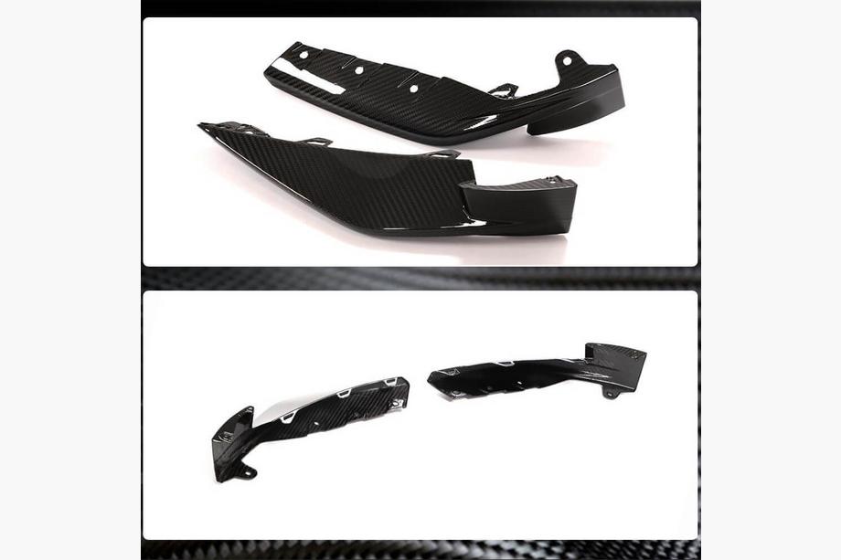 BMW serija 4 G22/23/26 2020– Dodatki za sprednji odbijač Flap (za G82/G83, karbon) Fotografija 3