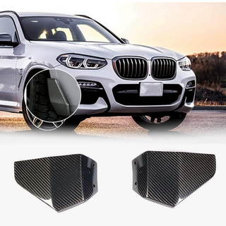 Flap dodatki za sprednji odbijač (za originalni M-Sport 2018-2021, karbon) BMW X3 G01 2018– fotografija 1
