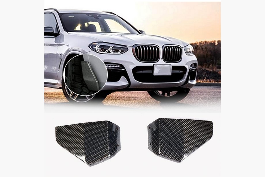 BMW X3 G01 2018– Flap dodatki za sprednji odbijač (za originalni M-Sport 2018-2021, karbon) Image