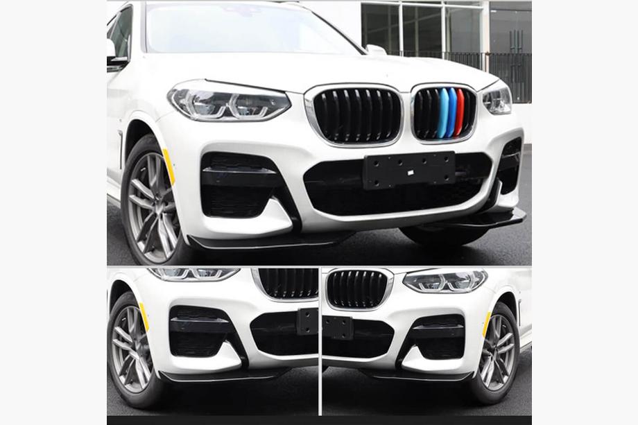 BMW X3 G01 2018– Flapi sprednjega odbijača ABS V3 (za originalni M-Sport 2018-2021) Fotografija 3