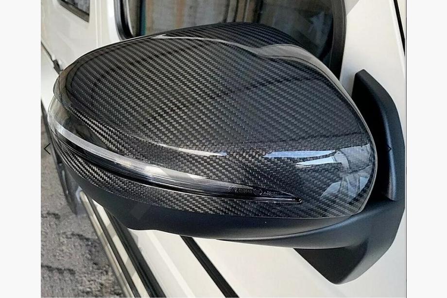 Mercedes G-Class W463 2018–2024 Karbonski pokrovi ogledal Carbon (2 kosa) Fotografija 3