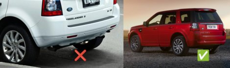 Land Rover Freelander II 2006–2014 Premium blatne zavesice (za Sport Edition, 4 kosi) fotografija 3