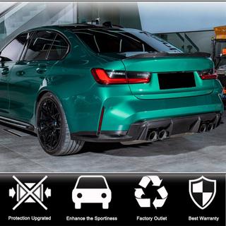 Dodatki za zadnji odbijač Flap V3 (za G80, karbon) BMW serija 3 G20/G21 2018– fotografija 2