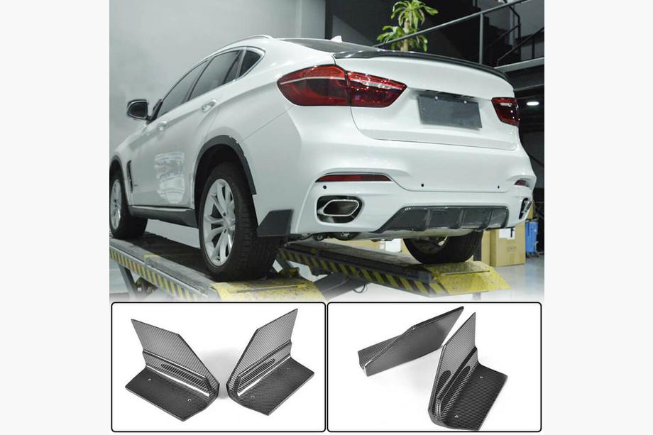 BMW X6 F16 2014–2019 Obloge zadnjega odbijača Flap (za M-Sport, karbon) Image
