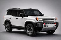 Toyota Land Cruiser Prado 250 2023– Črne OEM strešne vzdolžne letve (aluminij) fotografija 5