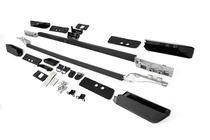 Toyota Land Cruiser Prado 250 2023– Črne OEM strešne vzdolžne letve (aluminij) fotografija 13