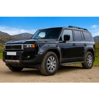 Črne OEM strešne vzdolžne letve (aluminij) Toyota Land Cruiser Prado 250 2023– fotografija 1