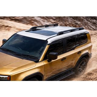 Črne OEM strešne vzdolžne letve (aluminij) Toyota Land Cruiser Prado 250 2023– fotografija 3