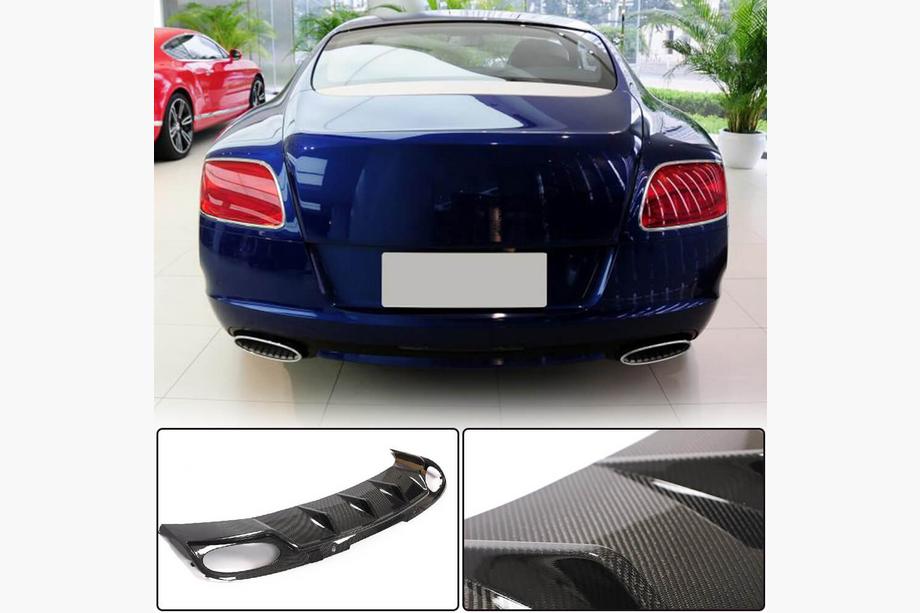 Bentley Continental GT 2011–2018 Difuzor zadnjega odbijača (karbon) Image