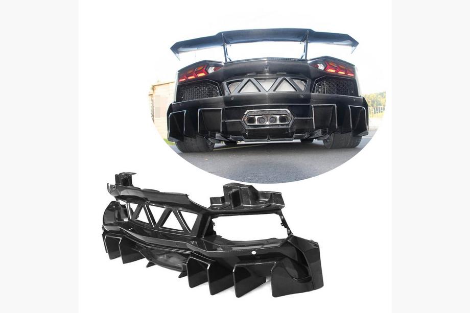 Lamborghini Aventador 2011–2022 Obloga zadnjega odbijača (karbon) Image