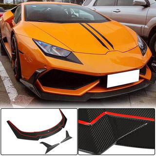 Dodatek za sprednji odbijač Lip V1 (suhi karbon) Lamborghini Huracan 2014– fotografija 2