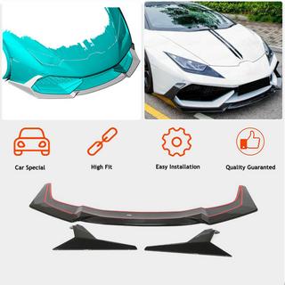 Dodatek za sprednji odbijač Lip V1 (suhi karbon) Lamborghini Huracan 2014– fotografija 3