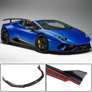 Sprednji lip spojler za sprednji odbijač Lip V2 (karbon) Lamborghini Huracan 2014– fotografija 1