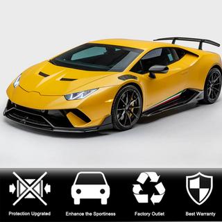 Sprednji lip spojler za sprednji odbijač Lip V2 (karbon) Lamborghini Huracan 2014– fotografija 3