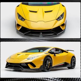 Sprednji lip spojler za sprednji odbijač Lip V2 (karbon) Lamborghini Huracan 2014– fotografija 4