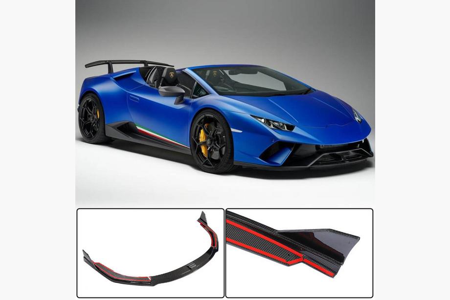 Lamborghini Huracan 2014– Sprednji lip spojler za sprednji odbijač Lip V2 (karbon) Image