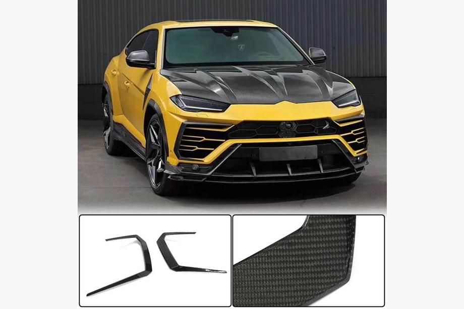 Lamborghini Urus 2018– Pokrovi sprednjega odbijača Flap (suhi karbon) Image