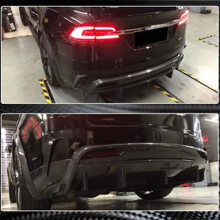Difuzor zadnjega odbijača (2015-2021, Carbon) Tesla Model X 2015– fotografija 4