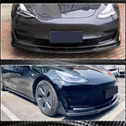 Tesla Model 3 2017– Lip spojler sprednjega odbijača Lip V1 (2017-2023, karbon) fotografija 3