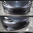 Tesla Model 3 2017– Lip spojler sprednjega odbijača Lip V2 (2017-2023, karbon) fotografija 4