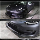 Tesla Model 3 2017– Lip spojler sprednjega odbijača Lip V2 (2017-2023, karbon) fotografija 5