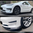 Tesla Model 3 2017– Lip spojler sprednjega odbijača Lip V5 (2017-2023, Carbon) fotografija 3