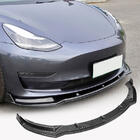 Tesla Model 3 2017– Lip spojler za sprednji odbijač Lip ABS V8 (2017-2019) fotografija 1