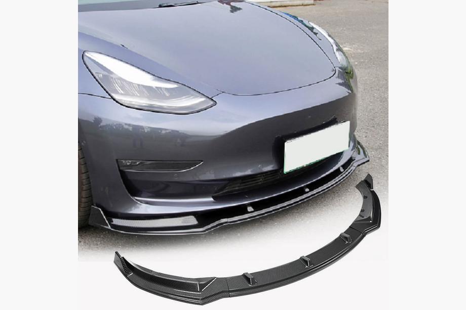 Tesla Model 3 2017– Lip spojler za sprednji odbijač Lip ABS V8 (2017-2019) Image