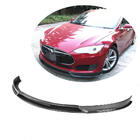 Tesla Model S 2012– Lip spojler za sprednji odbijač Lip V2 (2012-2016, Karbon) fotografija 1