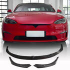 Tesla Model S 2012– Lip spojler sprednjega odbijača Lip V2 (2021+, Karbon) fotografija 1