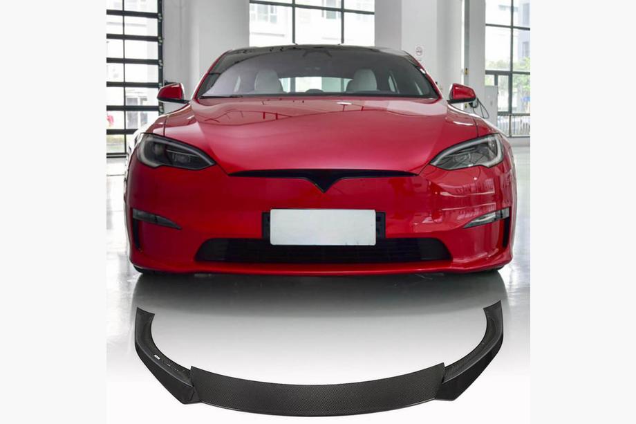 Tesla Model S 2012– Lip spojler sprednjega odbijača Carbon V3 (2021-2023) Image