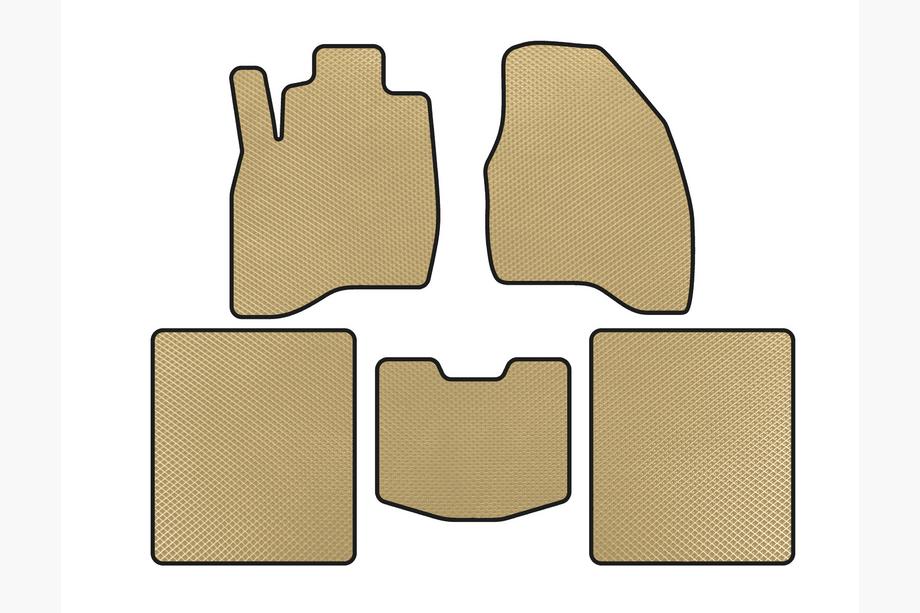 Ford Explorer 2011–2019 EVA tepihi za avto (2015-2019, 5-sedežni, Bež) Image