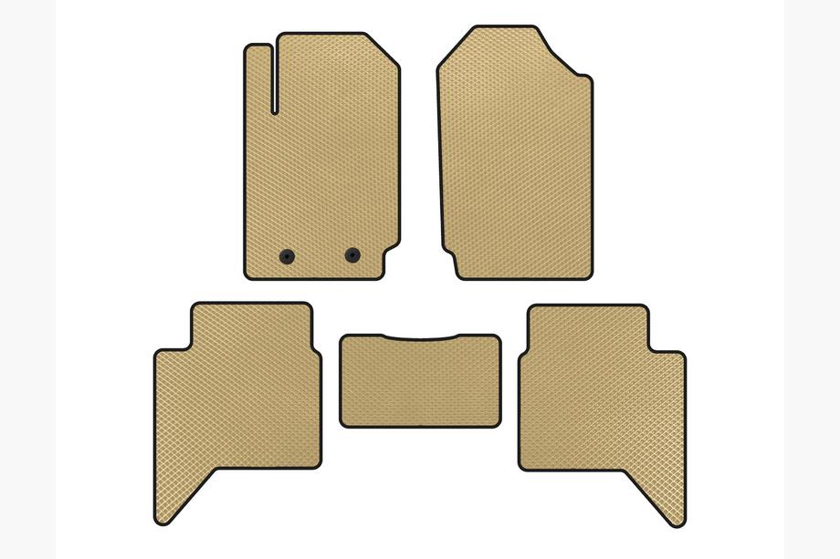 Ford Ranger 2011–2022 EVA avto preproge (Bež) Image